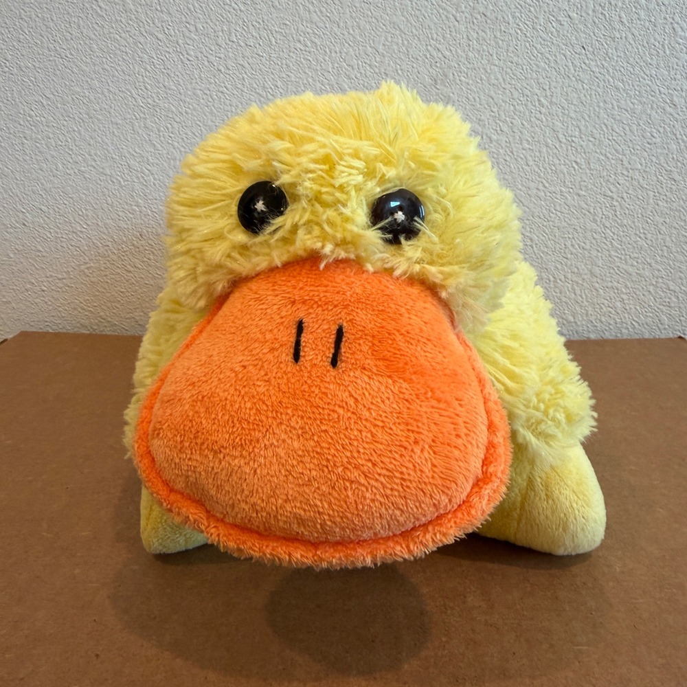 PILLOW PETS Kids Ducky Plush Duck Toy Small Travel Pillow Nursery Decor 2012